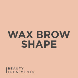 Wax brow shape